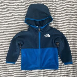 North Face fleece jacket toddler boy 6-12m